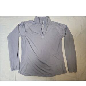 Walter Hagen 1/4 Zip Pullover Jacket Mens Size Medium Gray Moisture Wick Golf